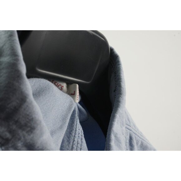 Kama Classics Men's Large Long Sleeve Light Blue Oxford Cotton Engineering Shirt - Picture 11 of 11